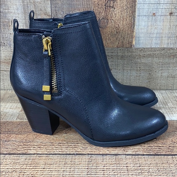 Franco Sarto Shoes - Franco Sarto Diana Leather Closed Toe Ankle Boots